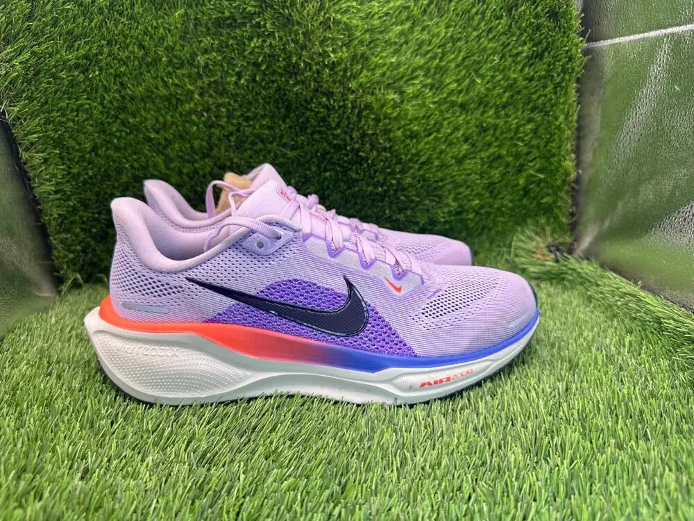 Nike Pegasus 41 FD2723-503 Athletic Sneaker Women's 8.5 Purple Mesh Training Gym